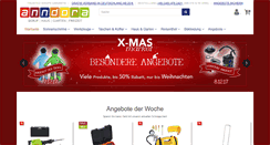 Desktop Screenshot of anndora.de